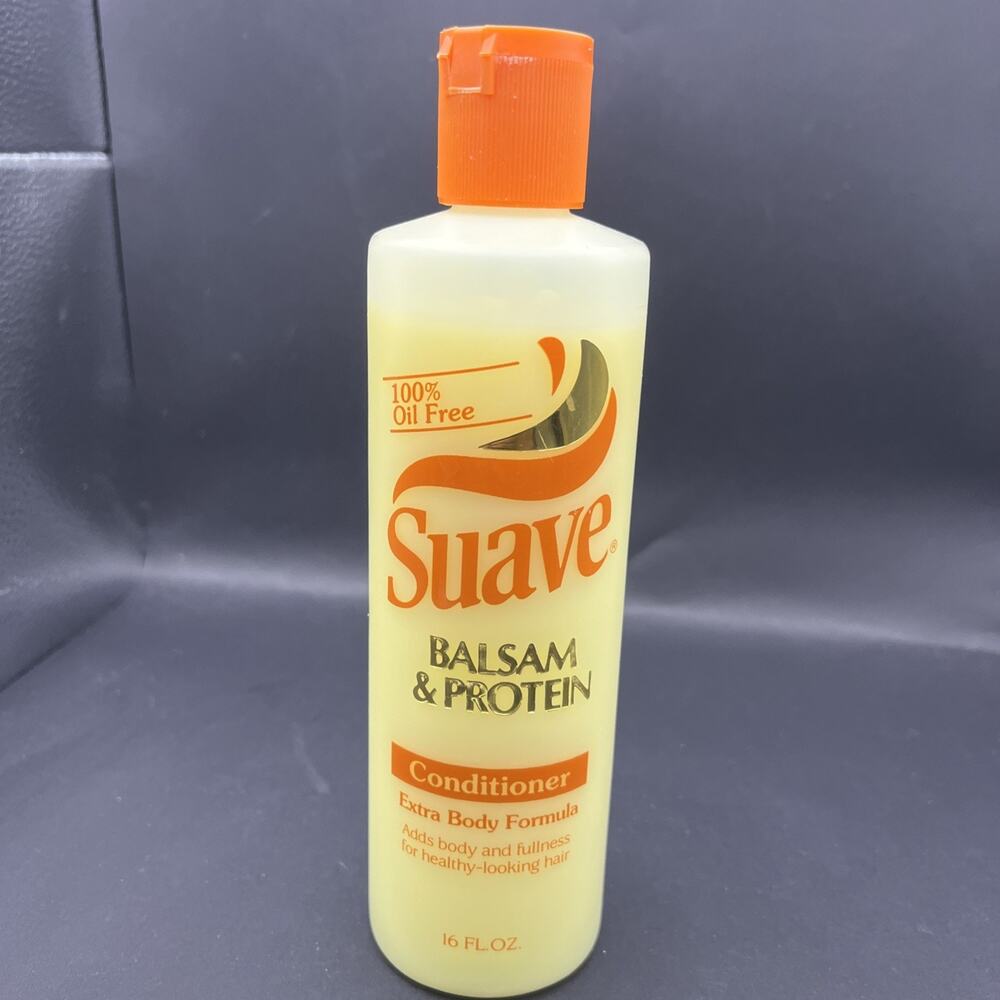 1980s Suave Balsam & Protein Conditioner Extra Body 100% Oil Free 16oz